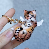 Image 1 of "Tigress" Hand Made Bag Charm