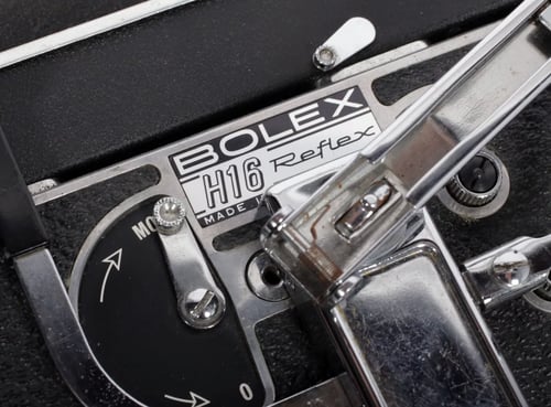 Image of Bolex H16 Rex 5 camera w/ Switar 16mm F1.8 25mm F1.4 lenses + fader TESTED 5604