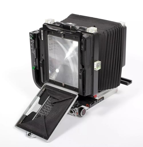 Image of Linhof Technikardan 45 4X5 camera w/ 150mm+210 APO Lenses +film +holders + MORE (#5605)