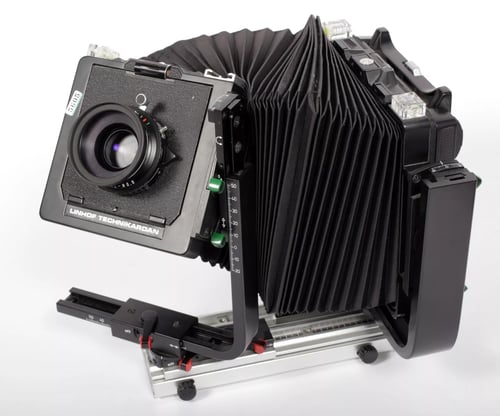 Image of Linhof Technikardan 45 4X5 camera w/ 150mm+210 APO Lenses +film +holders + MORE (#5605)