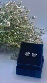 Image 1 of Heart studs 