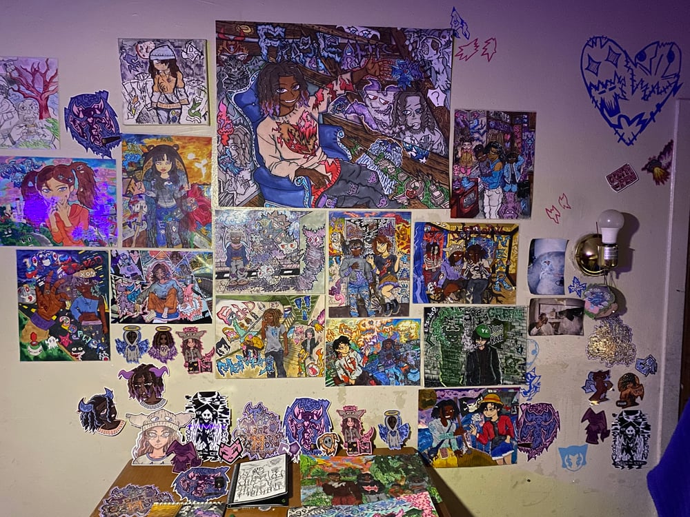 Image of "FRAGILE ATTIC" Poster Print