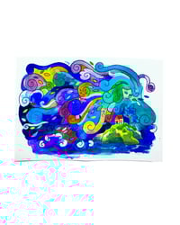 Image 2 of A6 - La tempête - illustration originale