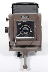 Image 2 of B&J Orbit 4X5 monorail camera with 165mm Caltar lens + FILM + HOLDERS #5611