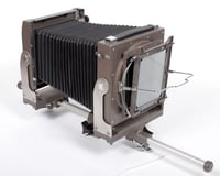 Image 5 of B&J Orbit 4X5 monorail camera with 165mm Caltar lens + FILM + HOLDERS #5611
