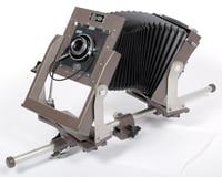 Image 4 of B&J Orbit 4X5 monorail camera with 165mm Caltar lens + FILM + HOLDERS #5611