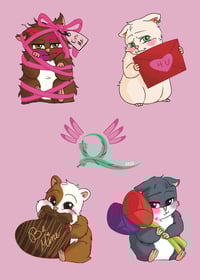 Valentine’s Day Hamsters