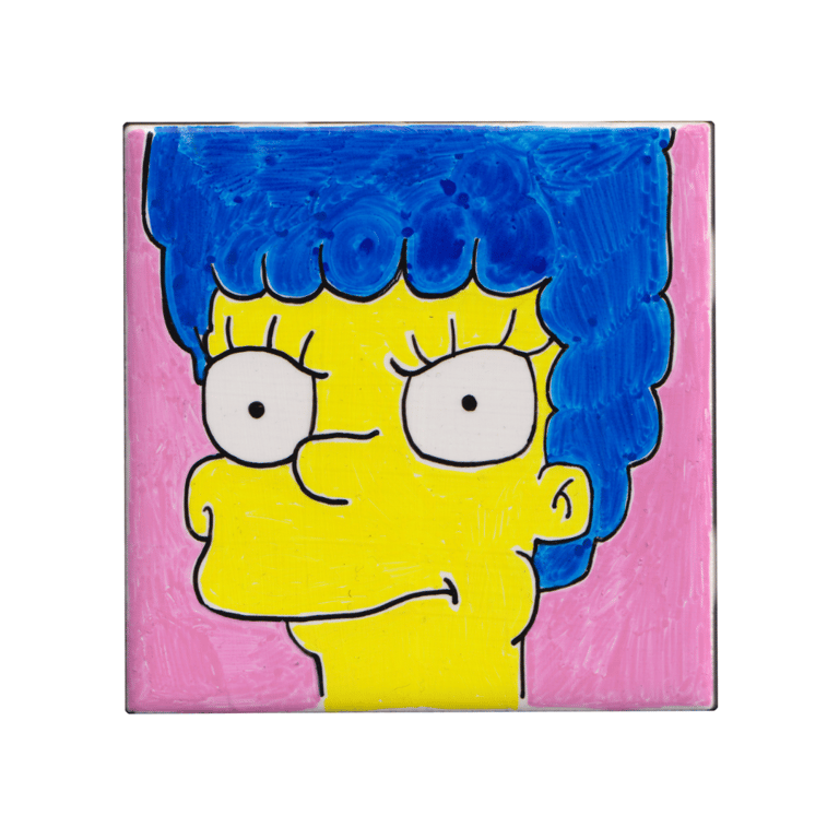 Hand-Painted Ceramic Tile (3 for £40) Image 2