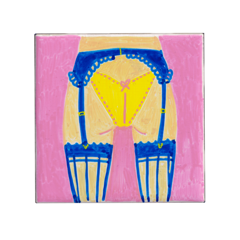 Hand-Painted Ceramic Tile (3 for £40) Image 5