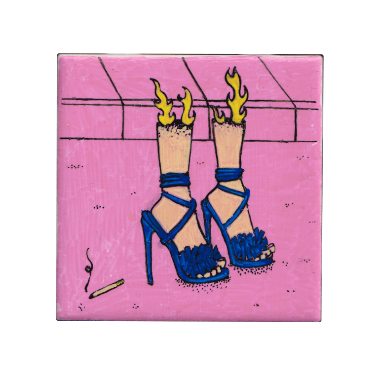Hand-Painted Ceramic Tile (3 for £40) Image 9