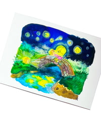Image 1 of A6 - Lampions - illustration originale