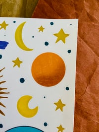 Image 3 of Starry Night Sticker Sheet