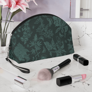 Image of Poisons and Pollinators | Cosmetic Bag | Veridian