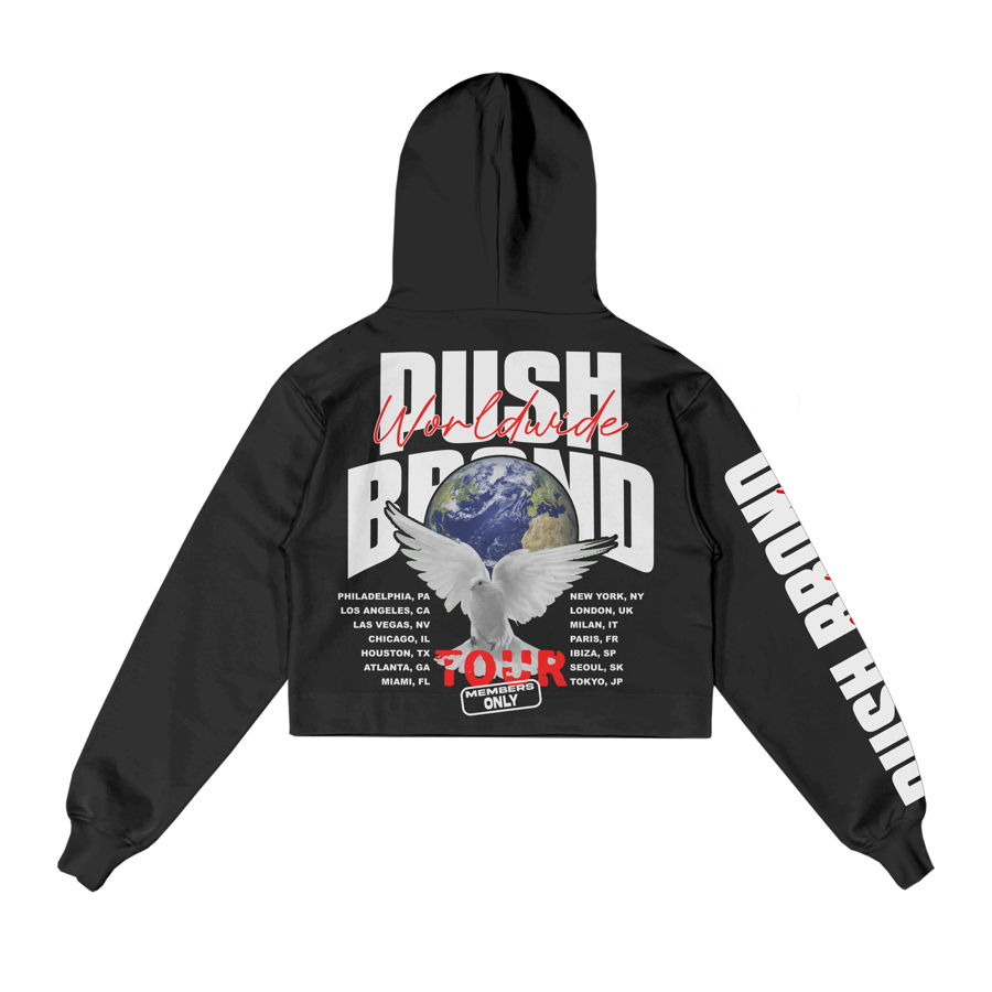 Image of Worldwide Tour Hoodie Black