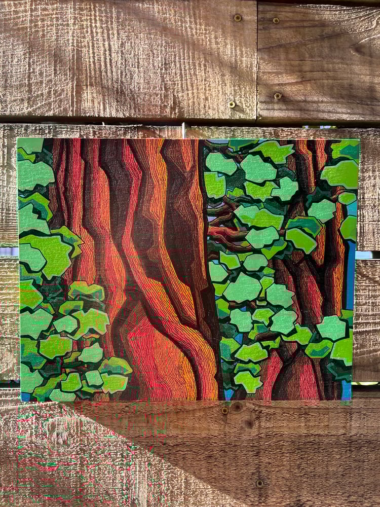 Image of Giant Sequoia Acrylic Original 