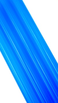 Image 2 of Sapphire Blue Glow bespoke pen blanks! High pressure cast and cured using UV activated glow pigments