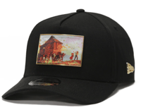 Image 1 of New Era x Amorsolo Philippines Art Patch Black 9FORTY A-Frame Snapback Cap [2024]