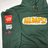 Image 2 of ALL RAPS - HOODIE