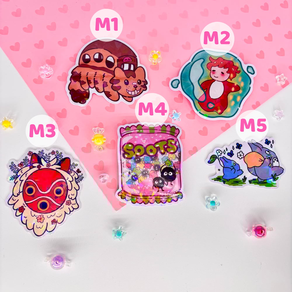 Image of 3" Die cut Anime Studio Stickers