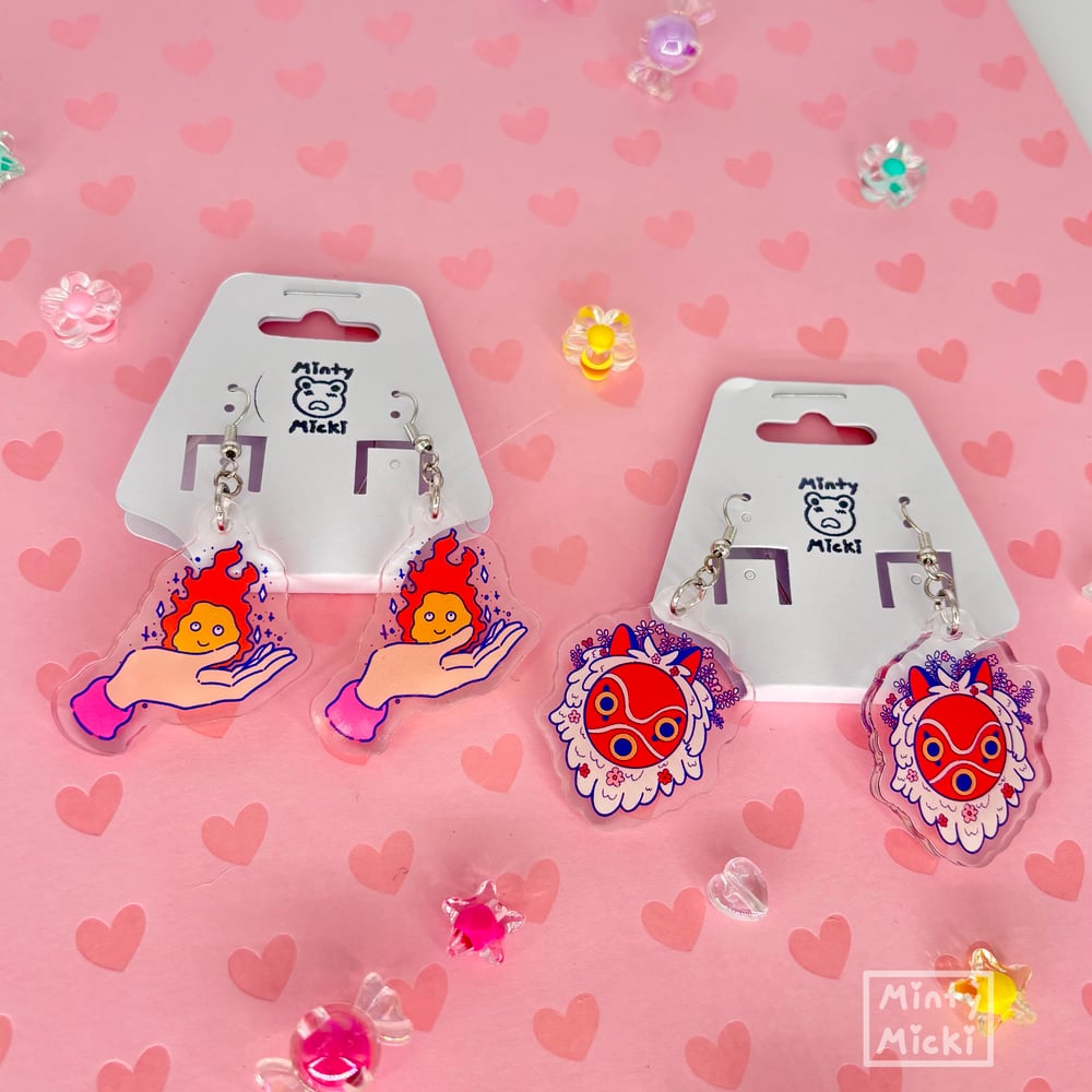 Image of 1.5" Cute Anime Studio Earrings