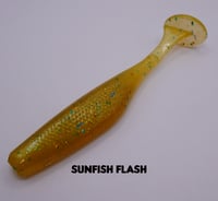 Image 2 of 3.8" Paddle Tail Minnow (8pk) (Various Colors)
