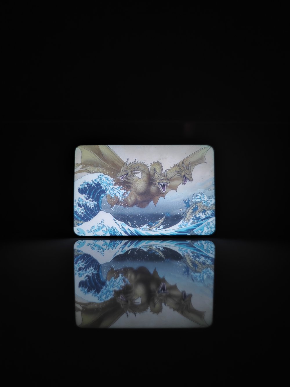 Image of Kanagawa Wave X King Ghidorah