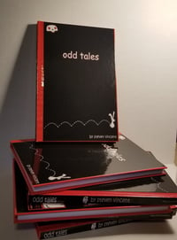 Image 1 of Odd Tales anthology. 144 pages of cute yet macabre illustrated stories. Hardcover signed with a s...