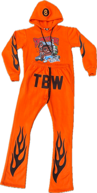 Image 3 of “Tango Orange” TBW Jogger suit