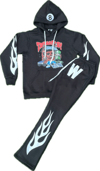 Image 4 of “Black” TBW  jogger suit