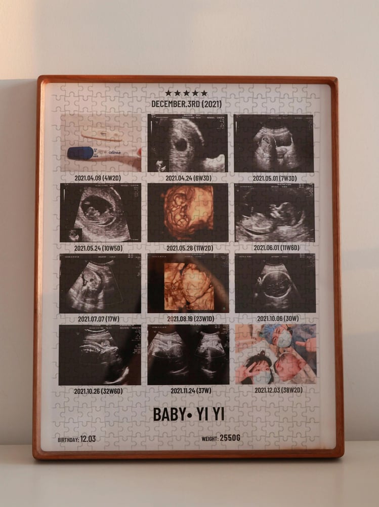 Image of Pregnancy Journey Puzzle with 12 Photos