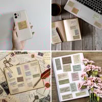 Image 5 of LakoArt 180 Pieces Retro Typewriter Style Motivational Quotes Stickers (3 Pcs. Each)