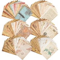Image 1 of LakoArt 120 Sheets Vintage Ephemera Paper Pack for Junk Journal Kits Art Journaling Background