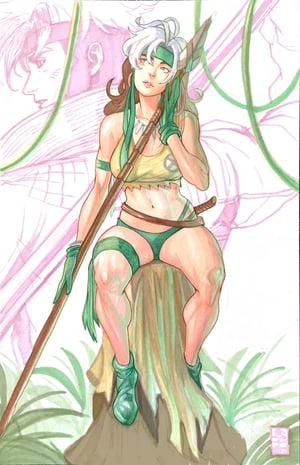 Image of Rogue the Savage Land // Alfredo Cardona 'acecore2kx'