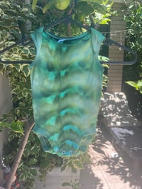 Image 1 of Green baby onesie 6-12 months 