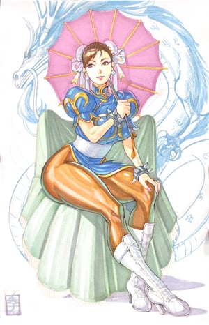 Image of Street Fighter Chun Li // Alfredo Cardona 'acecore2kx'