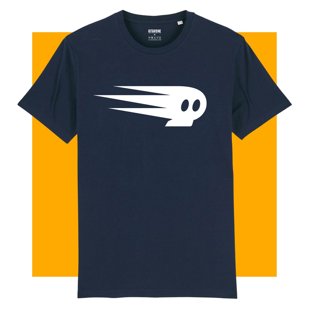 Image of Flaming Bony Evo Tee Navy