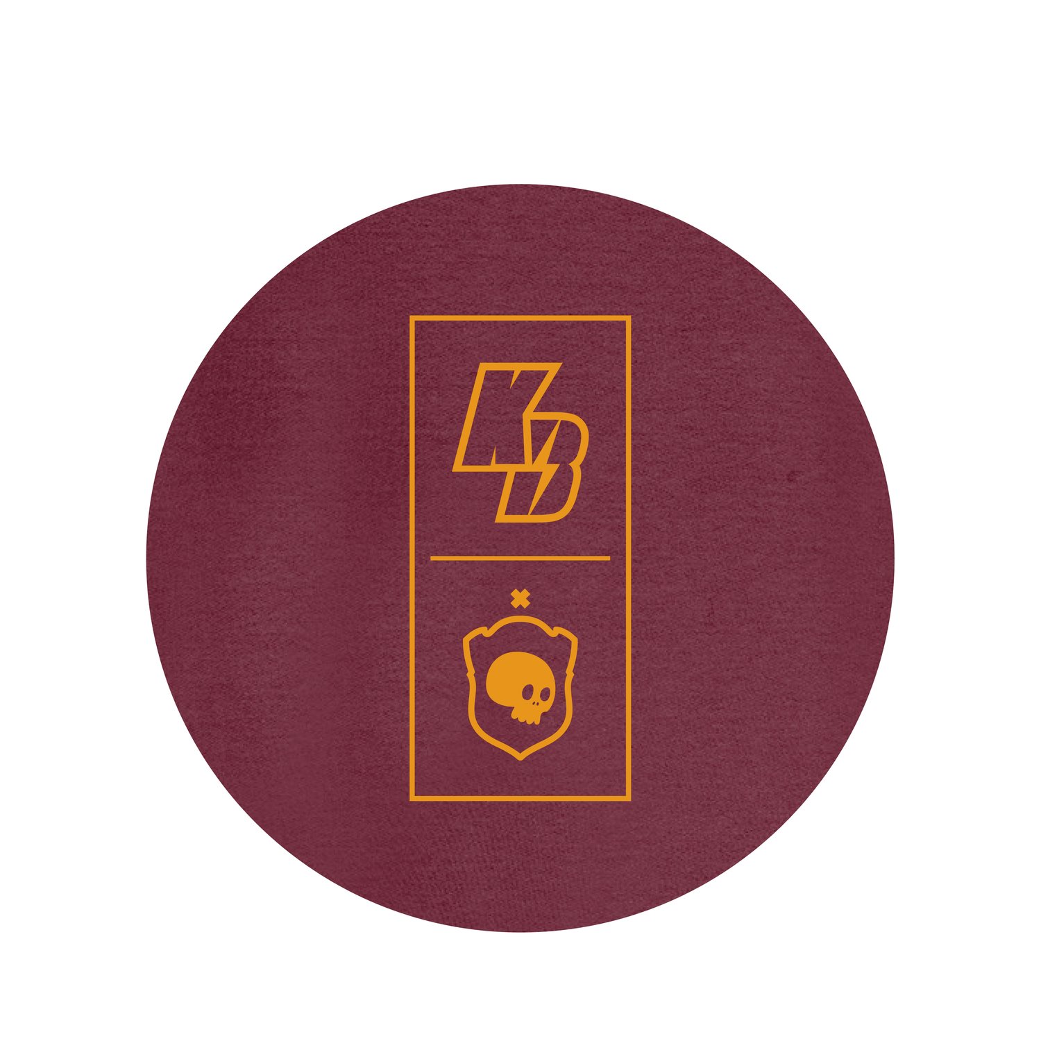 Image of Flaming Bony Evo Sweatshirt Burgundy