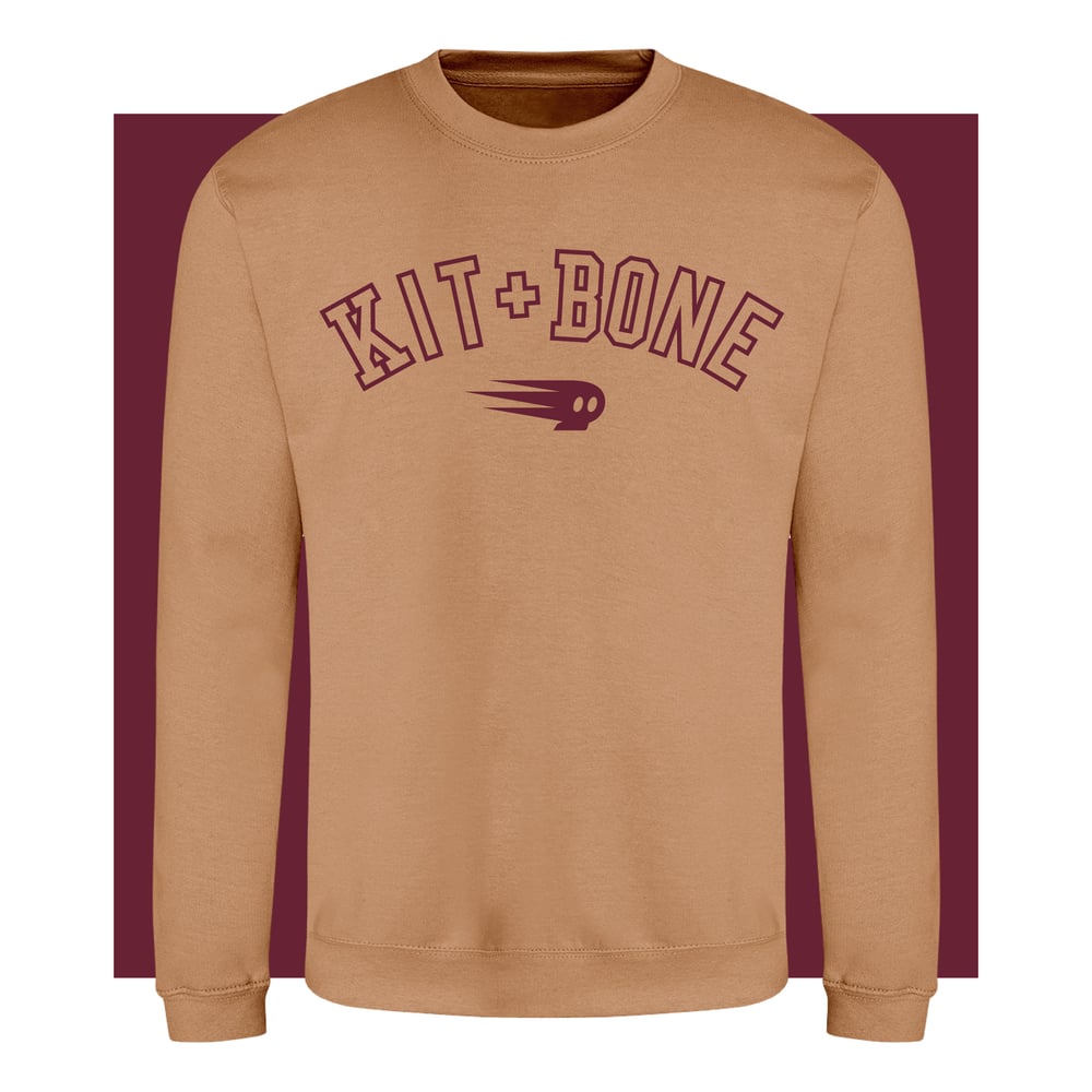 Image of Kit and Bone Evo College Sweatshirt Latte