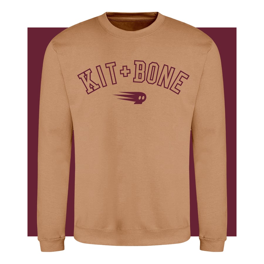 Image of Kit and Bone Evo College Sweatshirt Latte