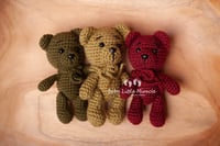 Image 1 of Teddy bears khaki olive claret