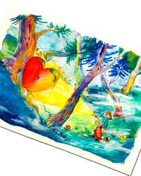 Image 1 of A5 - Le secret - illustration originale
