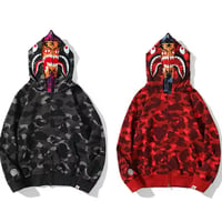 PRE-ORDER: double tiger/shark bape hoodie  