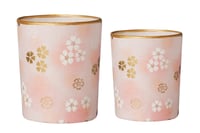 Tealight holders, set * Nadeshiko