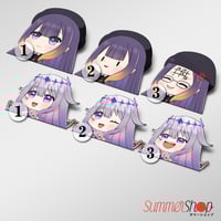 Image 4 of Hololive - Ninomae Ina'nis X Koseki Bijou Slaps, Diecut, Peeker