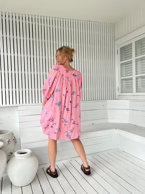 Image of Wild Berry Print Adela Midi Dress. By JAASE