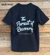 1965 PTSD Awareness "The Pursuit of Recovery" Black T shirt