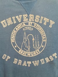 Image 8 of 60s FADED UNIVERSITY OF BRATWURST SINGLE-V SWEATSHIRT