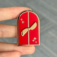 Image 5 of [Add-on]Spinning door enamel pin