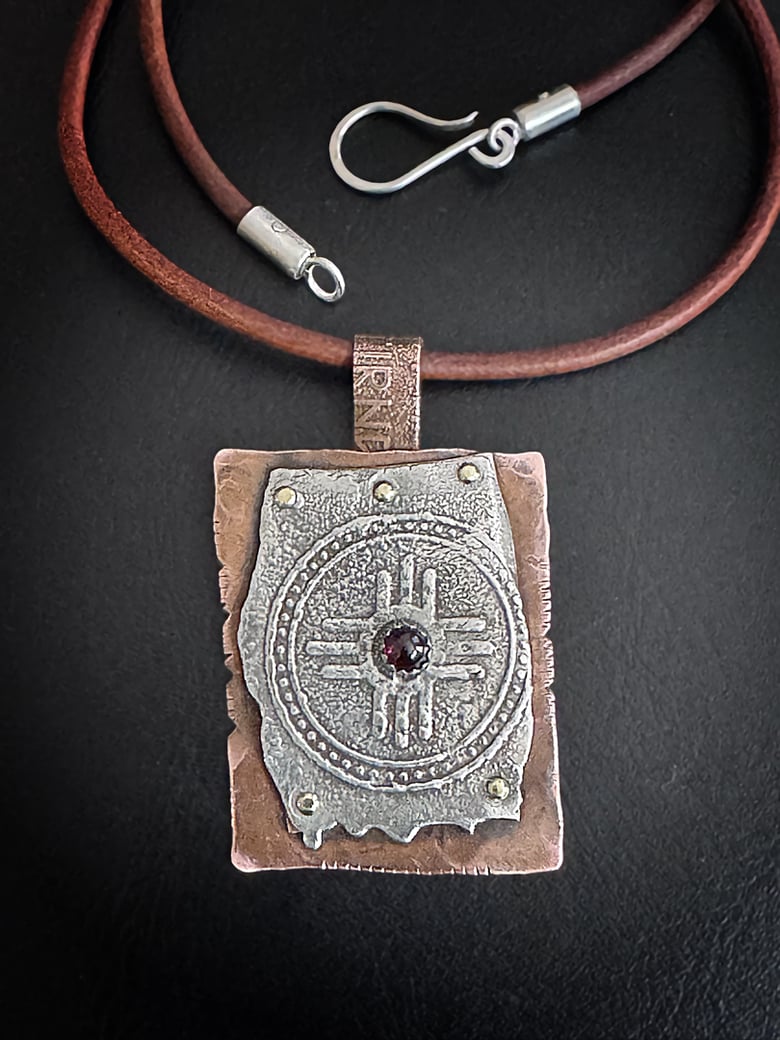 Image of Zuni Sun Pendant