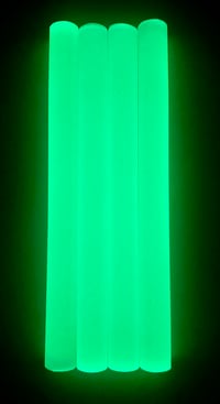 Image 1 of Emerald Green Glow Demonstrator bespoke pen blanks! High pressure cast. Maker Ready!